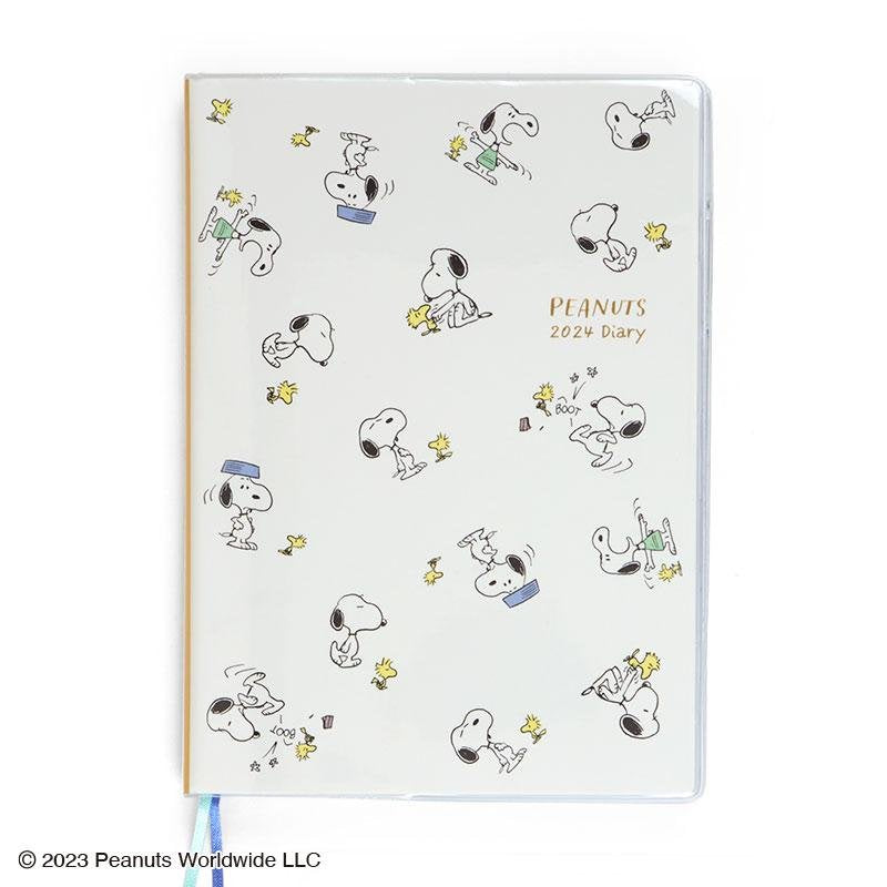 ❤SHIPPING NOW❤2024 Peanuts Snoopy B6 Weekly Planner LINED TYPE Diary  Notebook Schedule Book Agenda WHITE w/ BONUS GIFT A Cute Shop - Inspired by You For The Cute Soul 