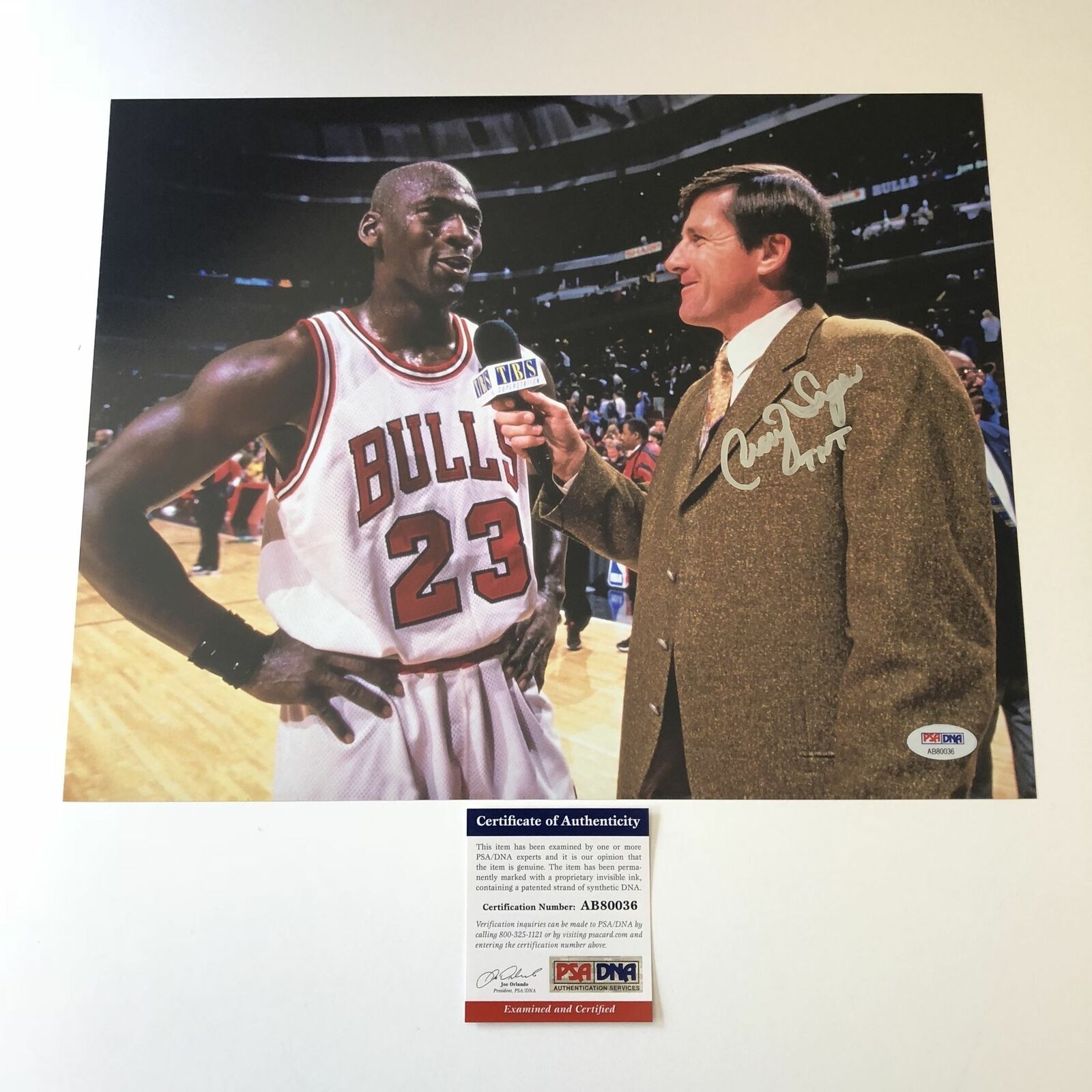 Craig Sager signed 11x14 Photo Poster painting PSA/DNA TNT Autographed