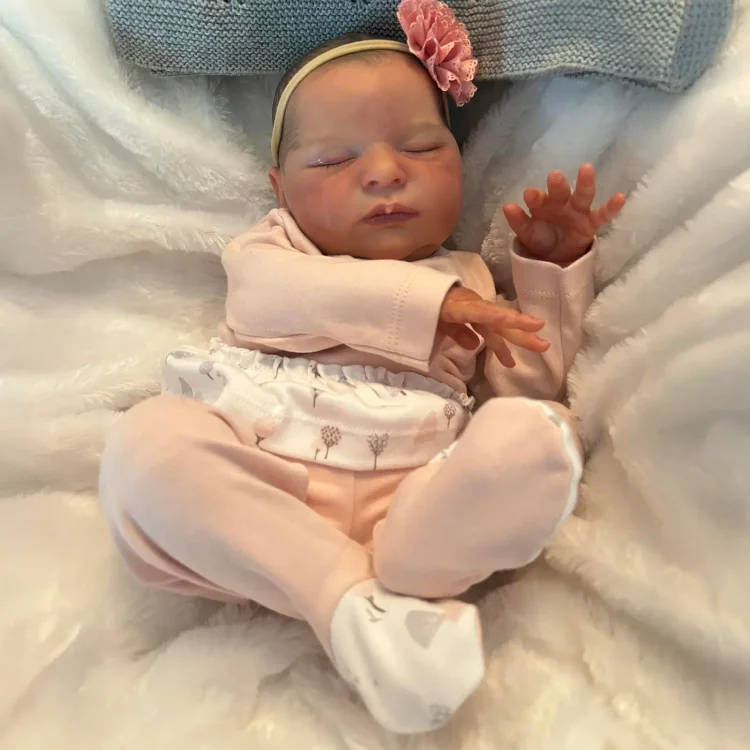 20" Cute Realistic Handmade Eyes Closed Yelina Girl Reborn Baby Doll,Play with Children：Realistic Reborn Baby Dolls By Rsgdolls®