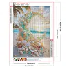 Diamond Painting -DIY Round Drill Crescent Coast Scenery