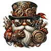Steampunk Mechanical Gnome - 11CT Stamped Cross Stitch - 50*50cm