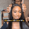 Sexy Charming Elegant Centre Parting Glueless Long Black Straight Wig