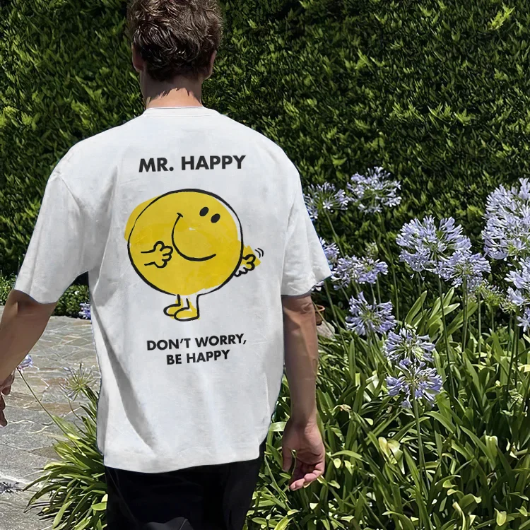 Mr. Happy Don't Worry, Be Happy T-shirt