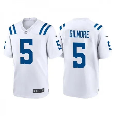 Men's Indianapolis Colts #5 Stephon Gilmore White Stitched Football Jersey MT62