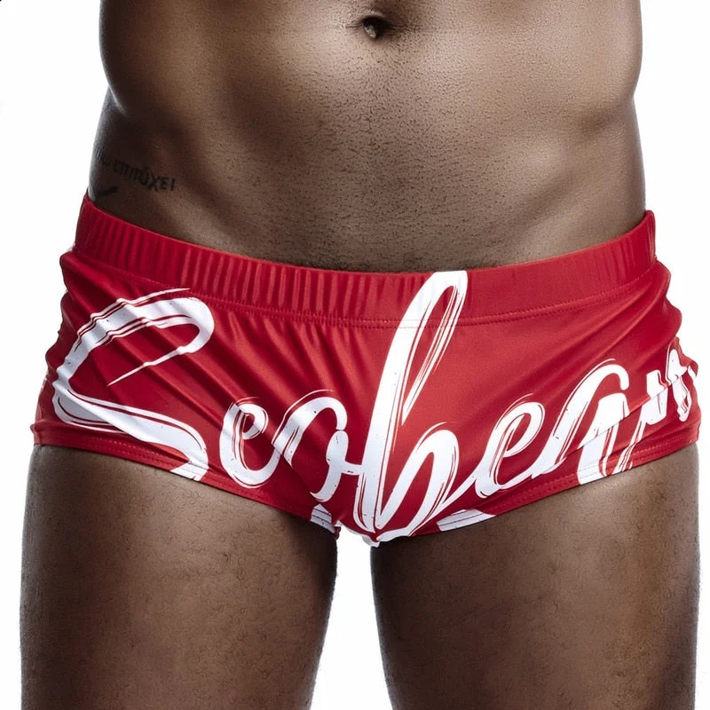 Cyber Monday Sales Brand Men's Swimming Trunks Shorts Swimwear Beach Swim Suits Letter Pattern Men  Boxer Swimsuits
