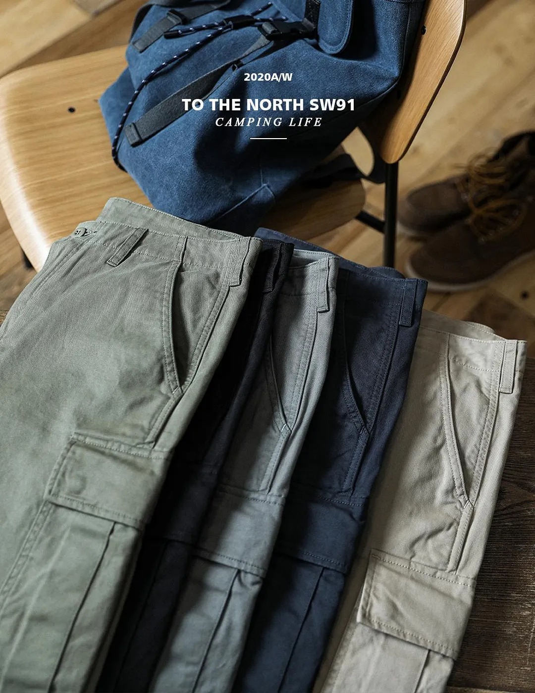 SIMWOOD 2021  Winter New Cargo Pants Men Fashion Ankle-length Multi-Pockets Hip Hop Streetwear  100% Cotton  Trousers SJ131194