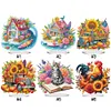  Acrylic Special Shaped Beach House Table Top DIY Diamond Painting Ornament Kit