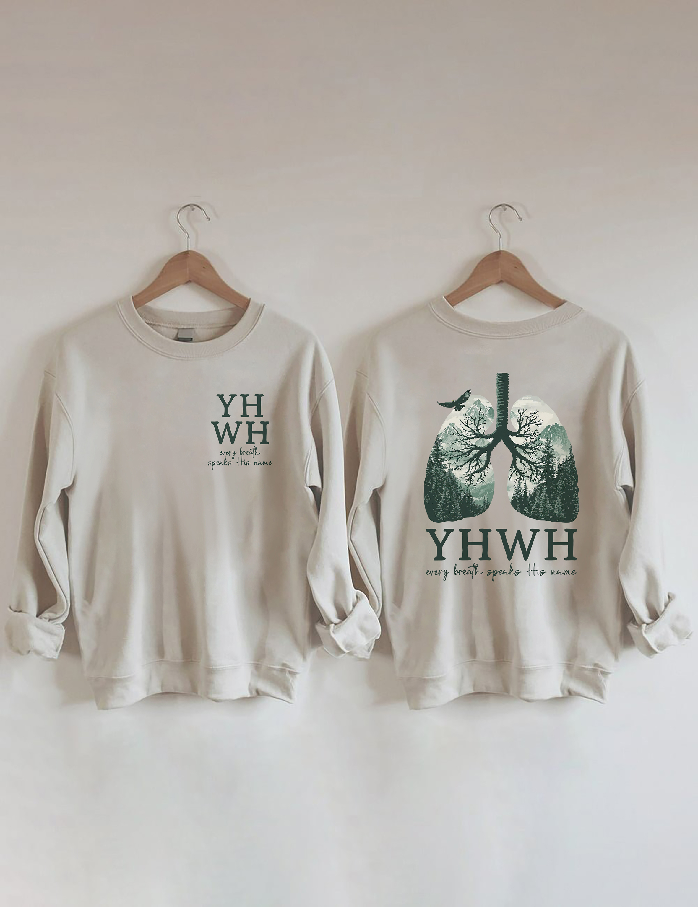 YHWH Lungs Christian Sweatshirt