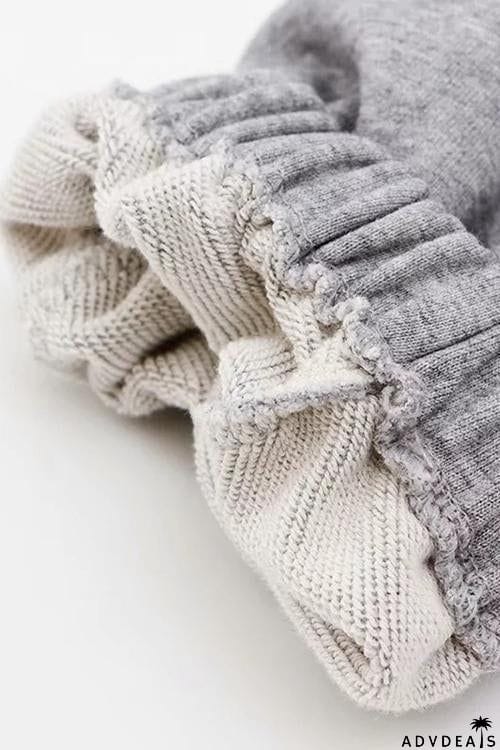 Solid Elastic Joggers