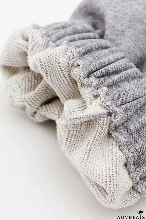 Solid Elastic Joggers