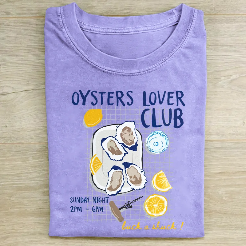 Oysters Lover Club T-shirt