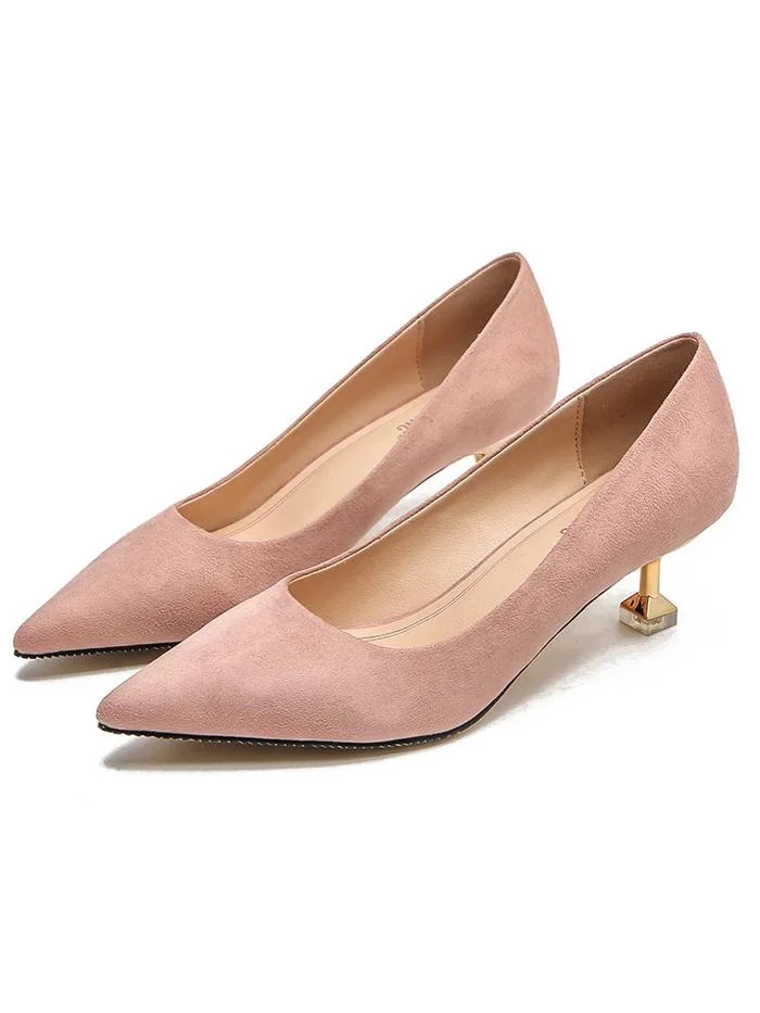 Fashion sexy cat heel casual comfortable high heels