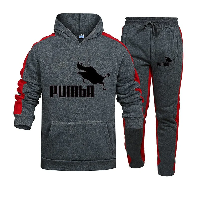 New Fashion Clothing Men Sets Two Pieces Casual Sweatshirts Cotton Men Tracksuit Hoodies+ Pants Sport Shirts Autumn Set Unisex