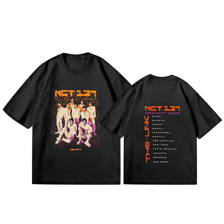 NCT 127 World Tour NEO CITY THE LINK Concert T-Shirt