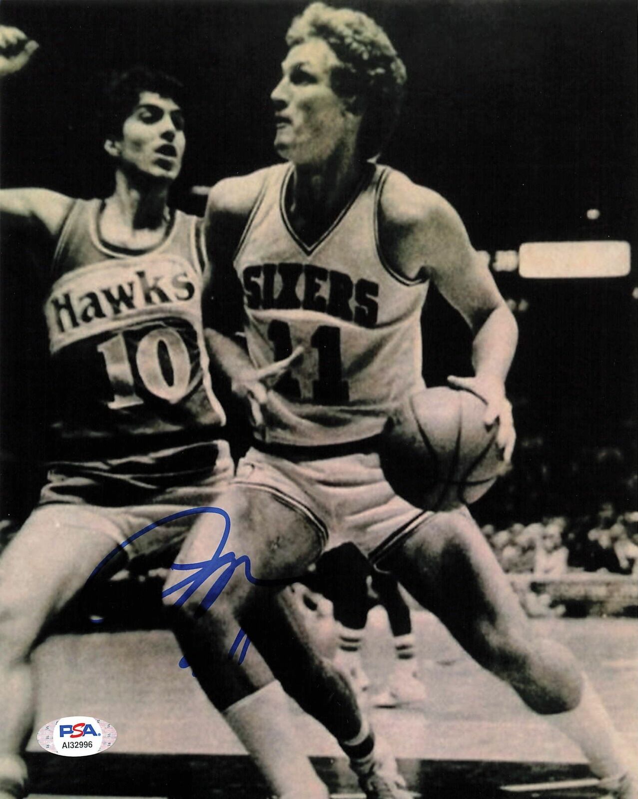 Leo Rautins Signed 8x10 Photo Poster painting PSA/DNA Philadelphia 76ers Autographed