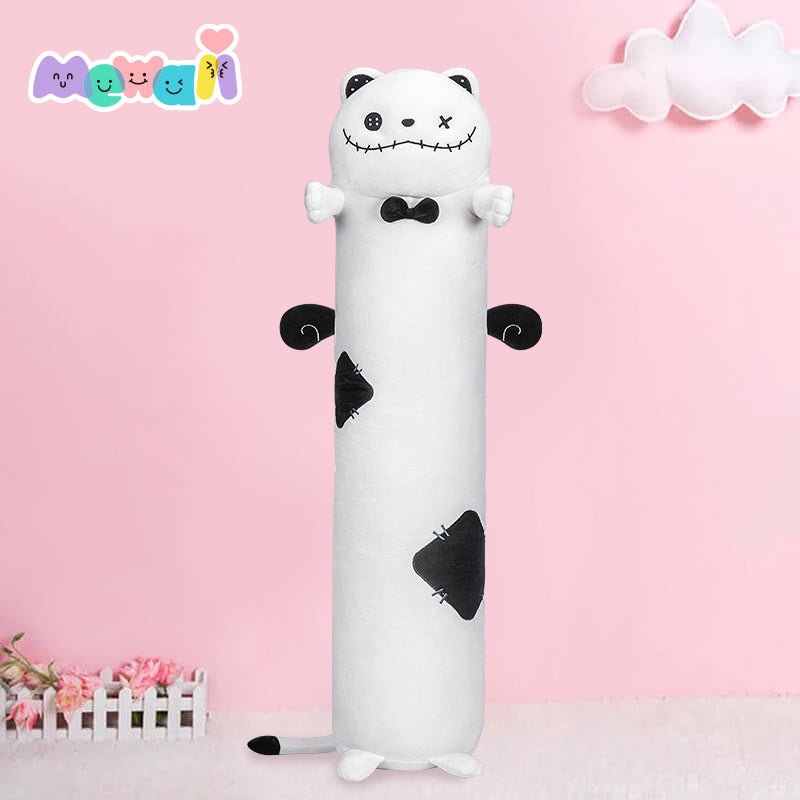 Mewaii® Original Design Devil Kitten White Stuffed Animal Kawaii Plush Pillow Squishy Toy