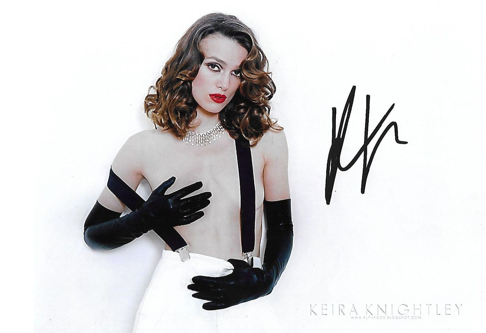 Keira Knightley HAND signed Autographed Photo Poster painting RARE HOT SEXY