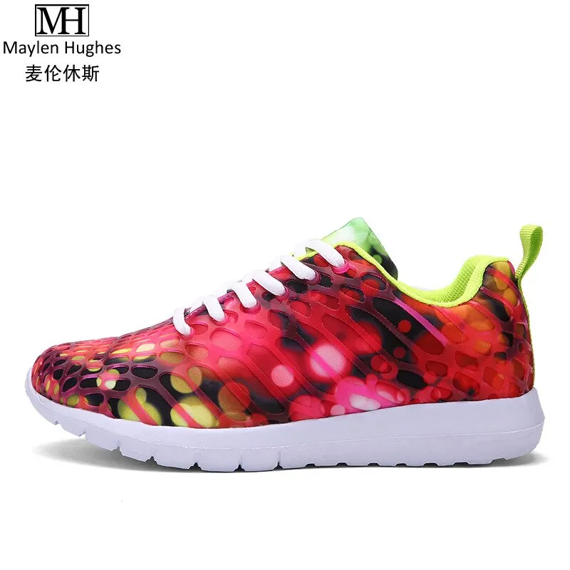 New Platform Sneakers Shoes Breathable Casual Shoes Woman Fashion Height Increasing Ladies Shoes Plus Size 35-46 Flats Shoes