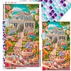 Courtyard Afternoon Tea-Full Round Diamond Painting(70*40cm)