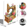 (Pre-Framed)Sewing Mechine-Special Shape Diamond Painting Kit(25x25cm)