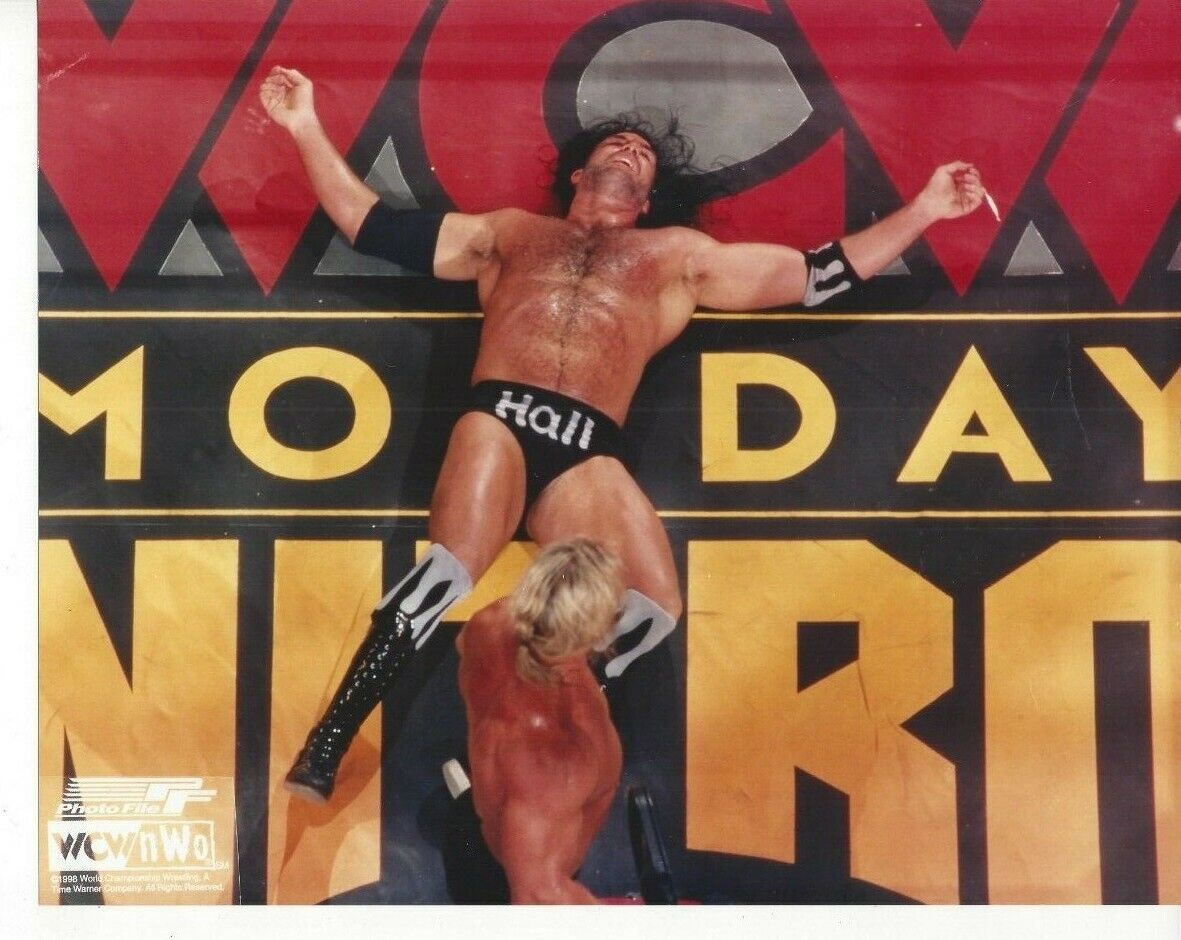 Scott Hall Original Photo Poster painting File 8x10 WWE WWF WCW NWO Razor Ramon Rare C437