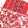 800Pcs 4/6/8/10mm Glass Beads for Jewelry Making Crystal Faceted Jewelry Beads with Holes for Bracelets Necklace Pendants Making Supplies