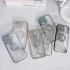Coque transparente en Diamant Paillet&eacute; pour iPhone