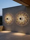 Solar Lights IP44 Waterproof LED Spot Lens Deck Lights for Garden Patio Backyard