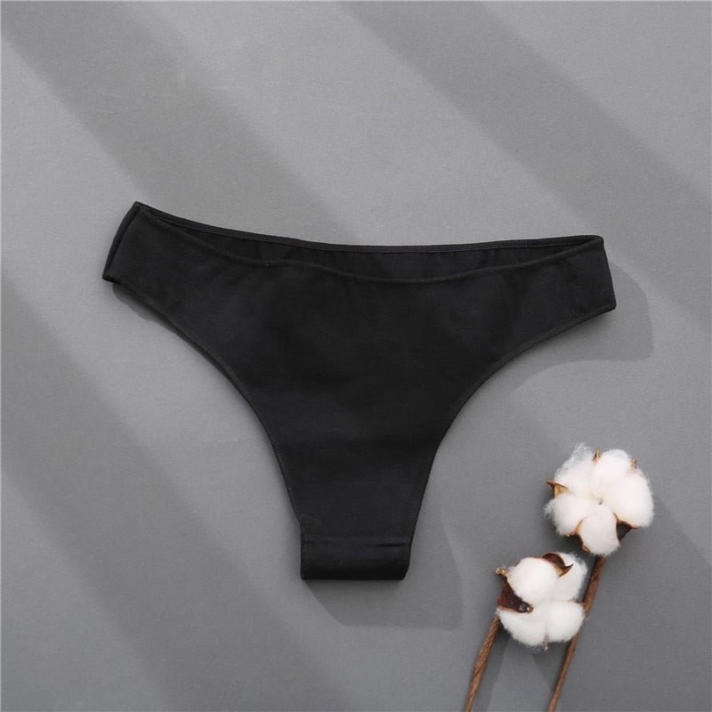 New Cotton Women's Panties Low Waist Female Underpants Briefs Cotton Underwear Sexy Lingerie G-String Girl Pantys M-XXL
