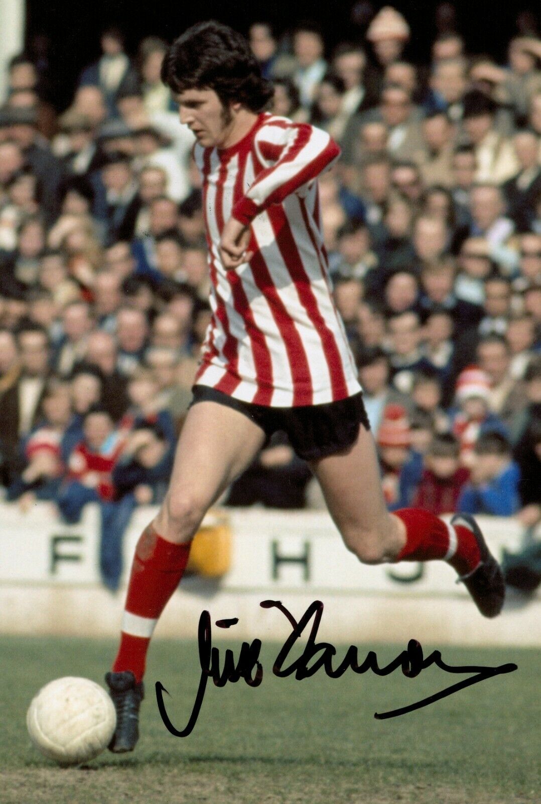 Mick Channon Signed 6x4 Photo Poster painting Southampton England Autograph Memorabilia + COA