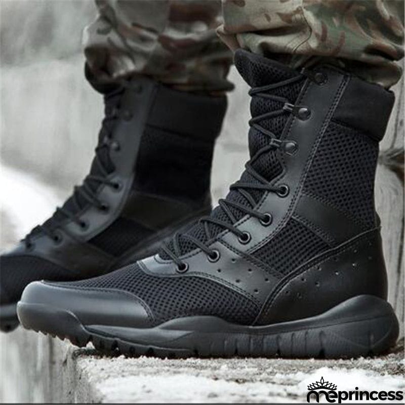 New Casual Lightweight Outdoor Climbing Shoes Training Army Boots