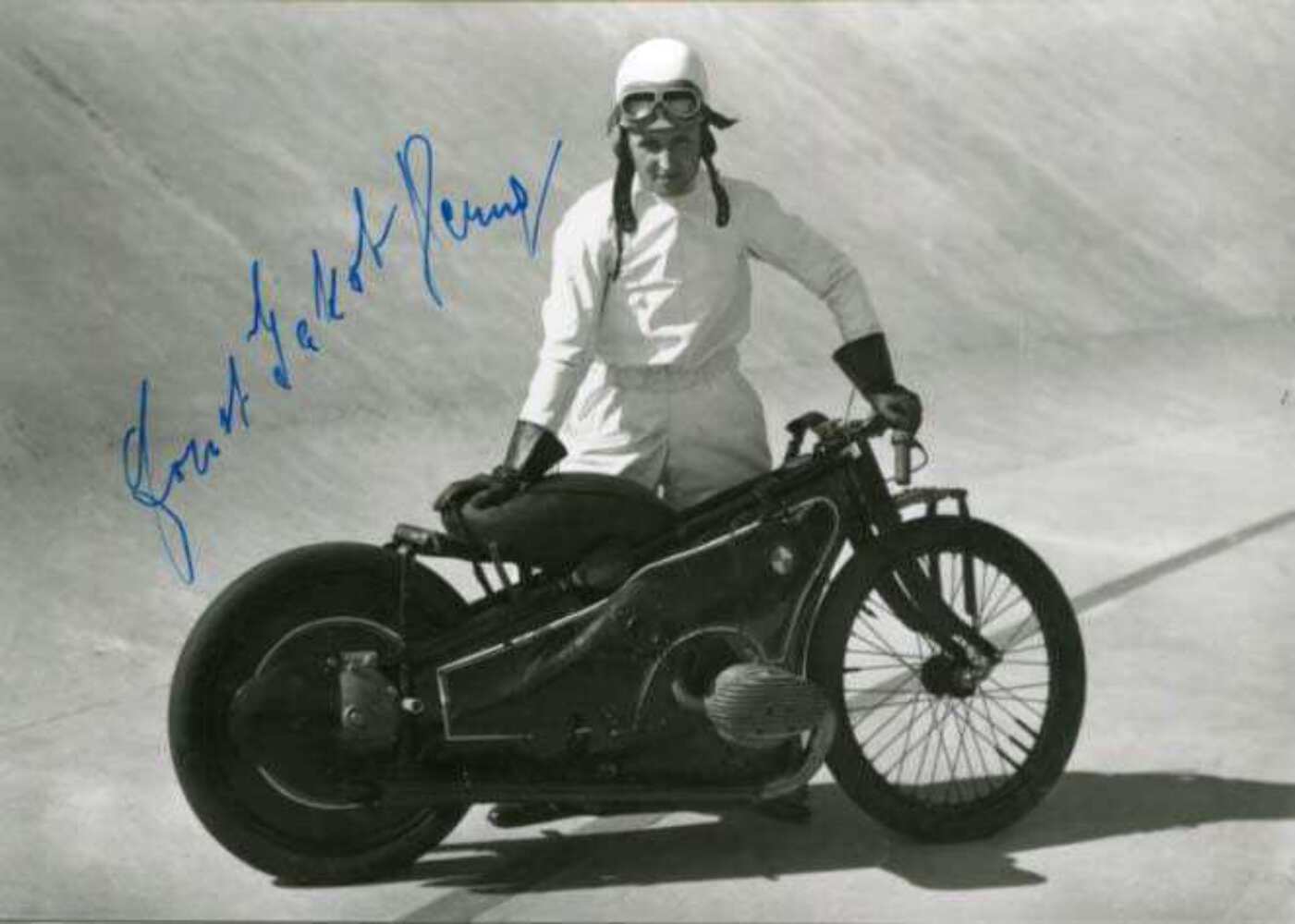 BMW Ernst Jakob Henne autograph, signed Photo Poster painting