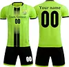 Custom Soccer Jersey Sport Training green Soccer Personalized Name Number Logo