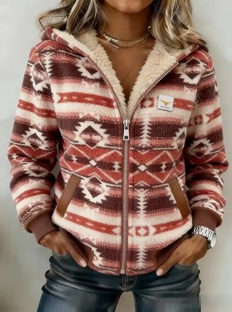 Women'S Casual Color-Blocked Patchwork Jacket 