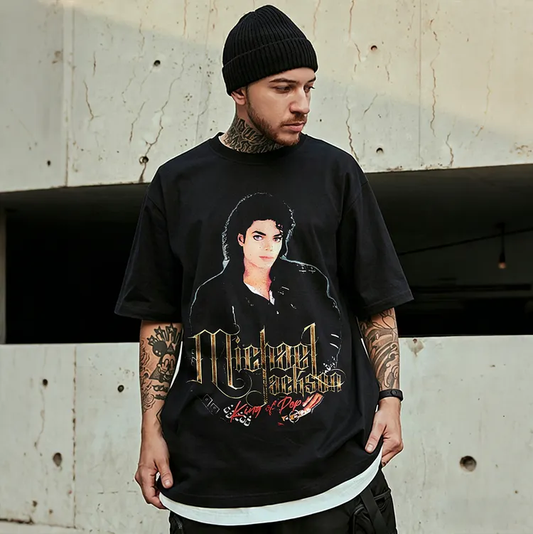 Michael Jackson, King Of Pop Printed Men's T-shirt