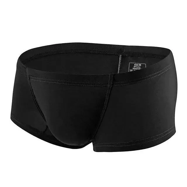 Man Breathable Low Waist U Convex Pouch Underpants Boxers