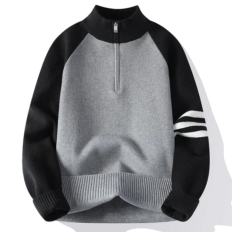 Rifer Quarter Zip Sweater QueenFunky