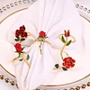 Red Rose Event Catering Napkin Ring