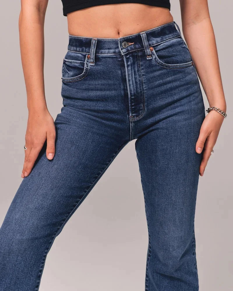 Summer 2023-Ultra High Rise Stretch Flare Jeans