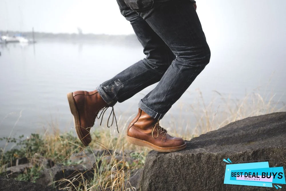 Cow Split Leather Men Boots Comfortable Boots Men Footwear Rubber Ankle Boots Men's Shoes