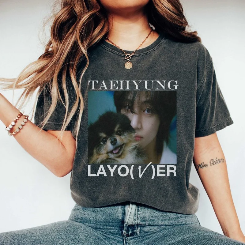 Layover V Sweatshirt, Layover Album Track Shirt, Kim Taehyung Yeontan  Shirt, Layover Taehyung Shirt, Taehyung's Album Shirt, Gift for Army -   Finland