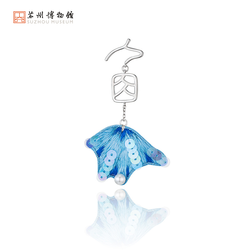 Suzhou Museum Exquisite Embroidery Collection - Silk Earrings