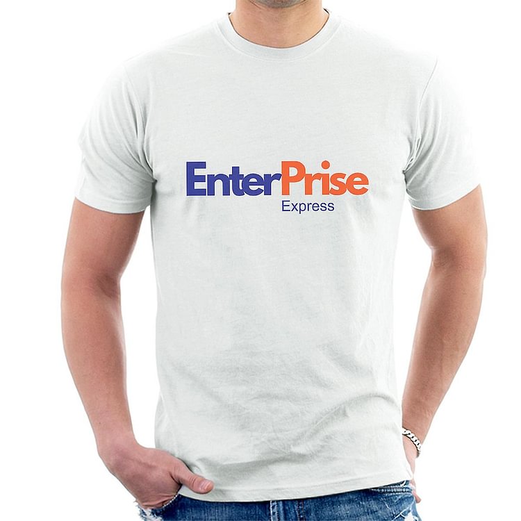 Fedex Logo Enterprise Star Trek Men's T-Shirt