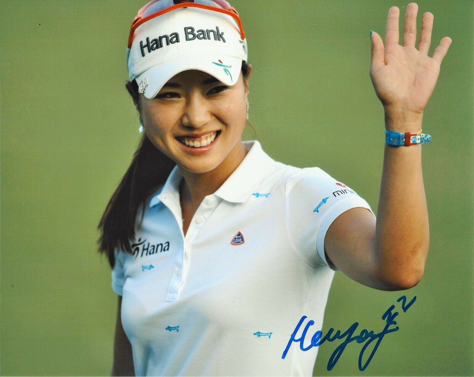 LPGA GOLFER PARK HEE-YOUNG HAND SIGNED 8x10 Photo Poster painting A w/COA WOMEN'S GOLF PROOF