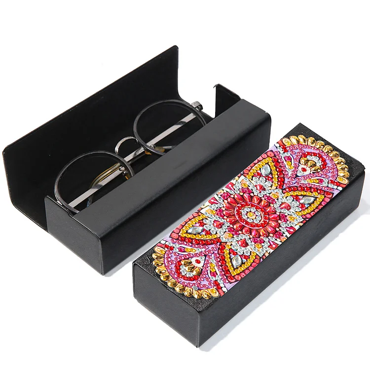 DIY Diamond Painting Eyeglass Case Mandala Flowers Sunglasses Cases Storage Case gbfke