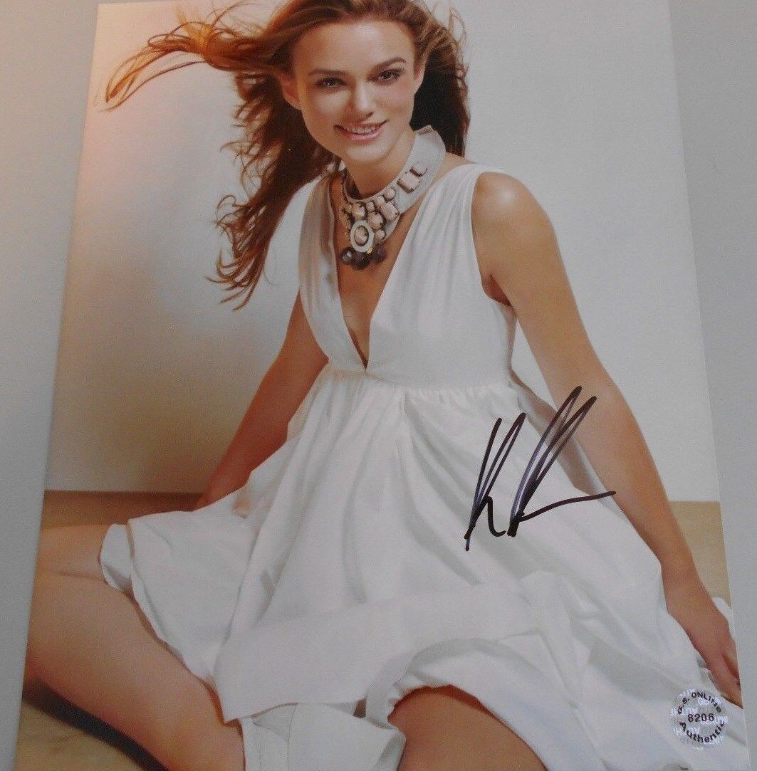 KIERA KNIGHTLEY VERY SWEET * GREAT Photo Poster painting * HIGH QUALITY 8X10 Photo Poster painting W/COA