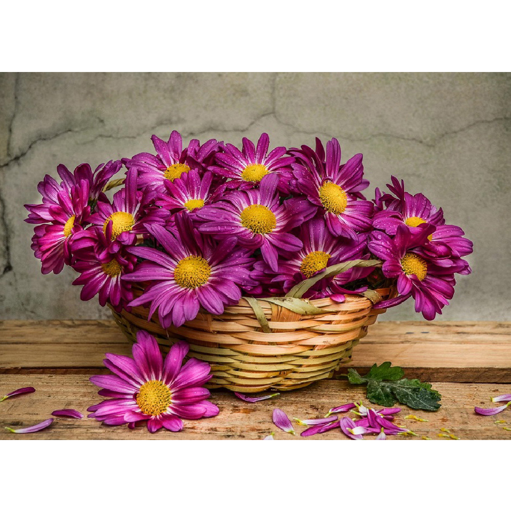 

Flowers - Round Drill Diamond Painting - 40*30CM, 501 Original