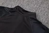 Joyfball 2024/2025 Manchester United Half-Pull Training Suit Black Football Shirt 1:1 Thai Quality