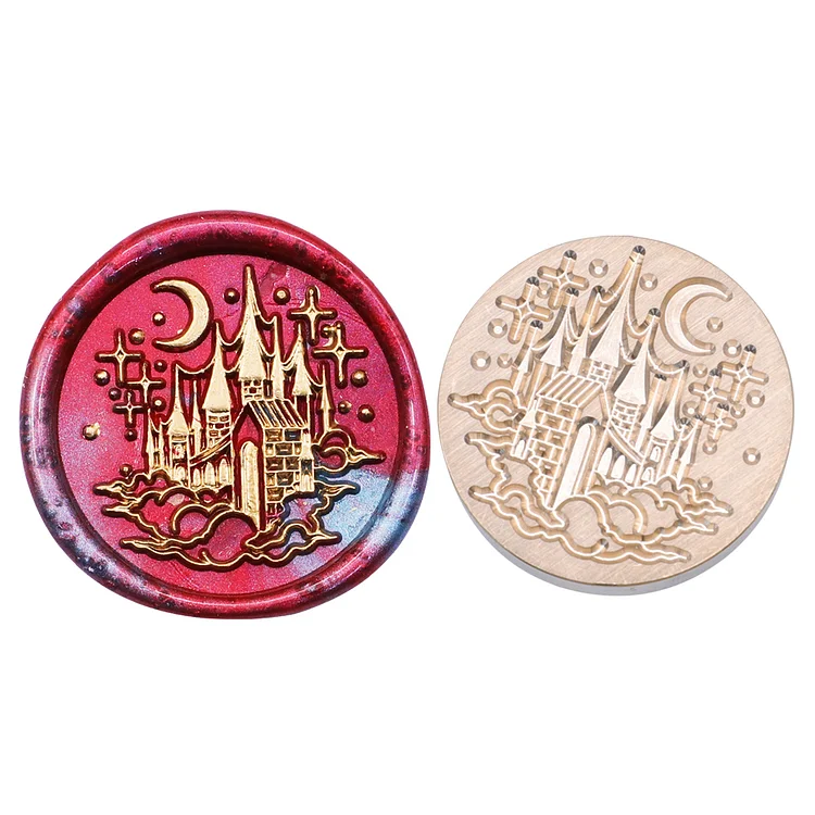 Diy Fire Lacquer Round Sealing Wax Stamp Head 25Mm gbfke