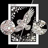 Diamond Painting-DIY Special Shaped Drill Pearl Painting Owl(30x40cm)